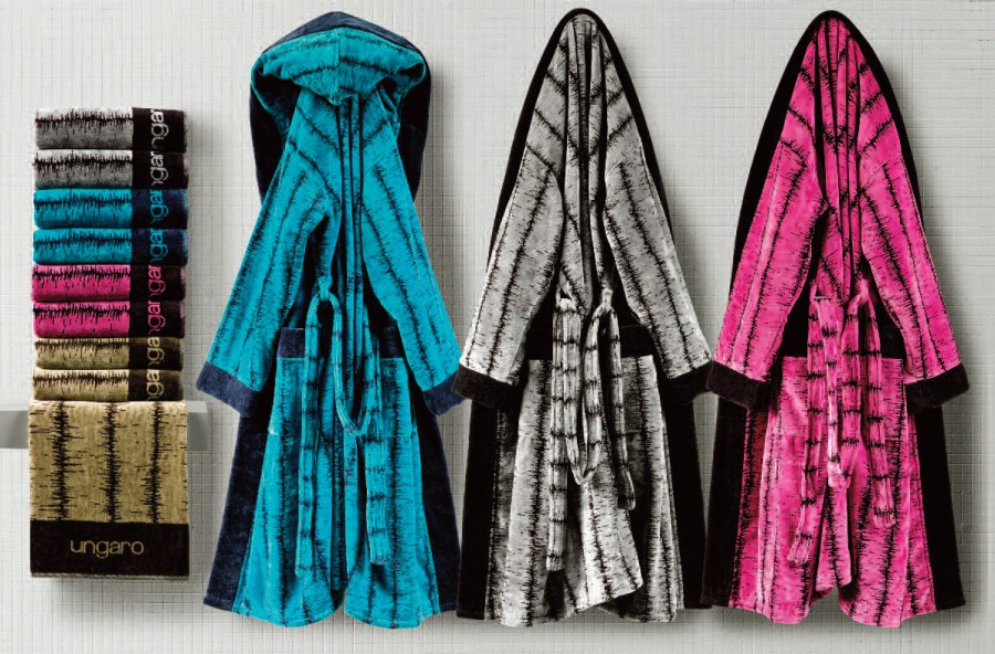 Juego de toallas y albornoz Ungaro - Villalba Interiorismo