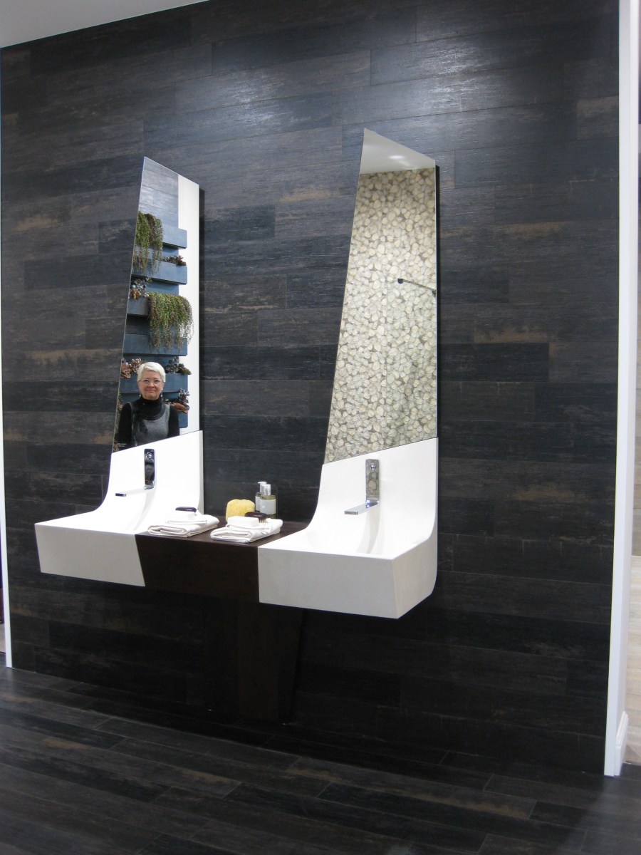 Cerámica imitando madera Porcelanosa - Villalba Interiorismo.