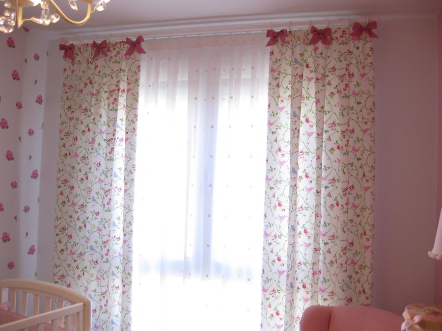 Cortinas habitación bebé - Villalba Interiorismo