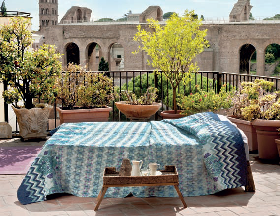 Colcha acolchada Bodhran de Bassetti - Villalba Interiorismo