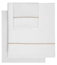 Sábana Roma bordón beige de Bassols - Villalba Interiorismo