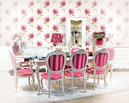 Comedor en fucsia - Villalba Inteorismo