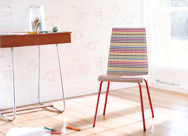 Papel pintado con dinosaurios - Villalba Innteriorismo