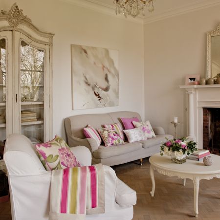 Cojines salón - Villalba Interiorismo