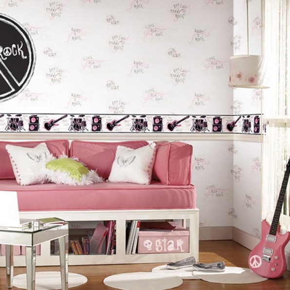 Papel pintado juvenil - Villalba Interiorismo