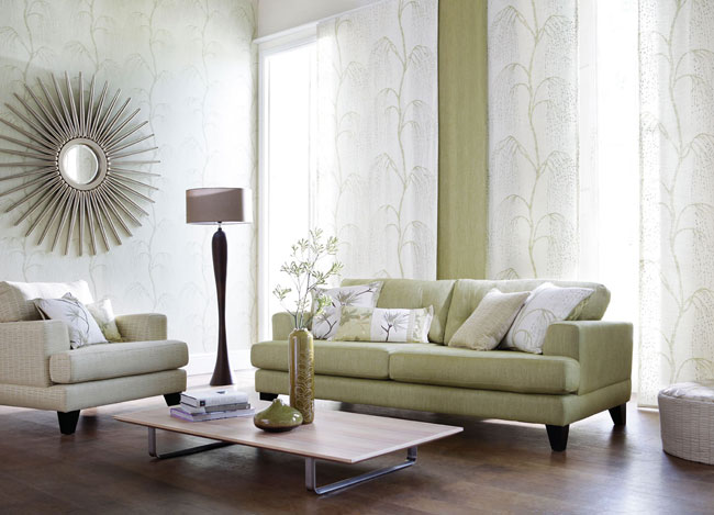 Sofá en verde - Villalba Interiorismo