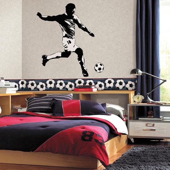 Sticker jugador de futbol - Villalba Interiorismo