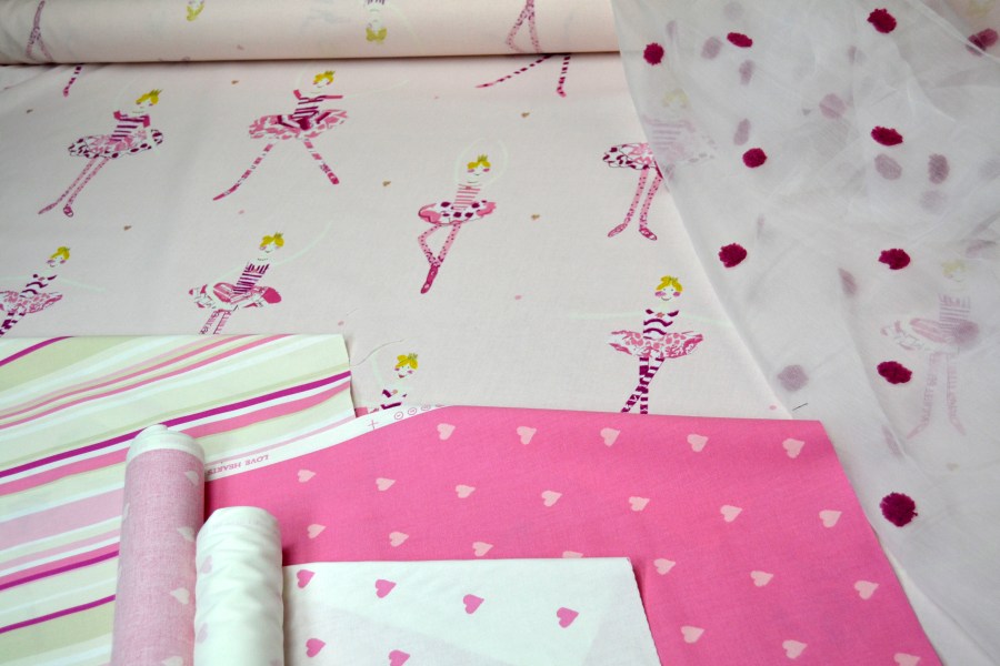 Telas habitación niñas - Villalba Interiorismo