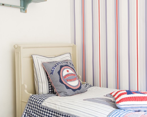 Papel pintado a rayas habitación niños - Villalba Interiorismo (5)
