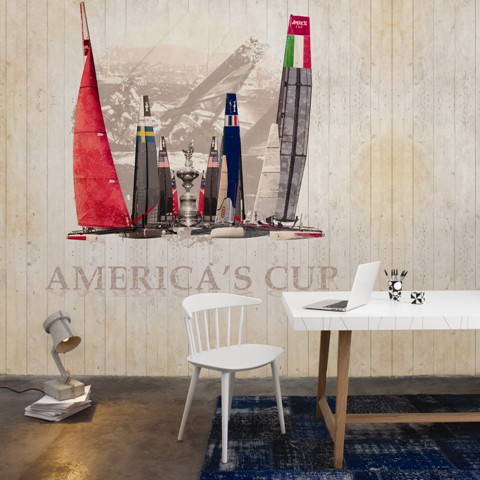 Mural America´s Cup de Coordonné - Villalba Interiorismo - copia