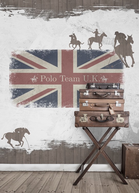 Mural Polo team de Coordonné - Villalba Interiorismo