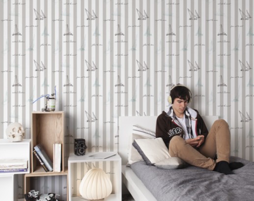 Papel pintado Sailing de Coordonné -Villalba Interiorismo