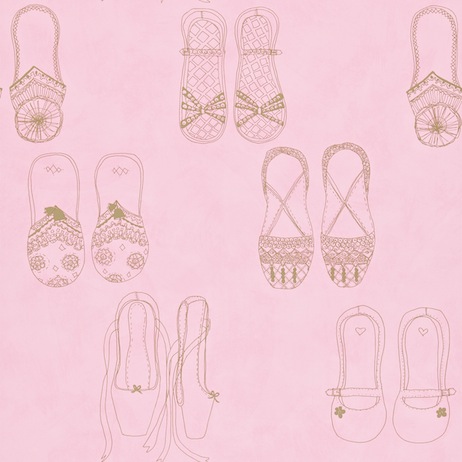 Papel pintado habitación niñas - Villalba Interiorismo (2)