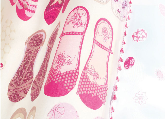 Tela de dormitorio niñas - Villalba Interiorismo