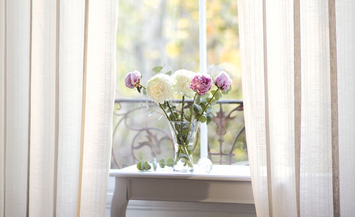 Visillo a rayas - Villalba Interiorismo