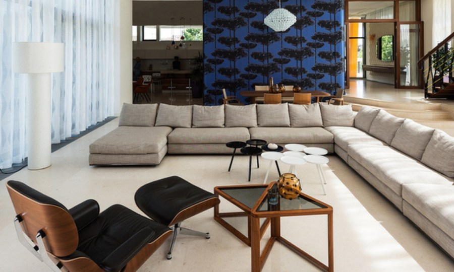 Papel pintado con textura - Villalba Interiorismo