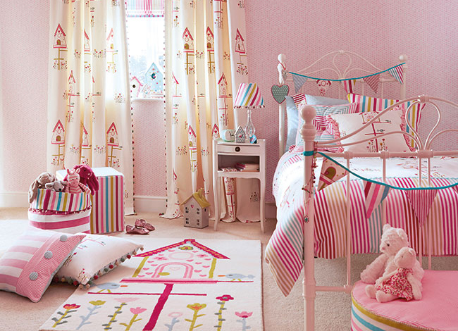 Cortinas habitaciones niños - Villalba Interiorismo