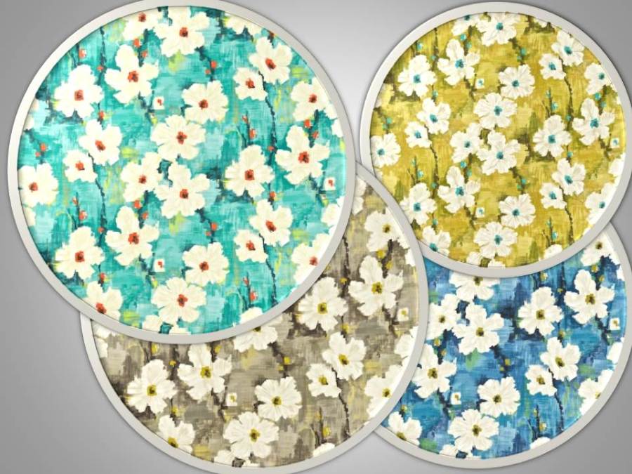 Estampado de flores - Villalba Interiorismo