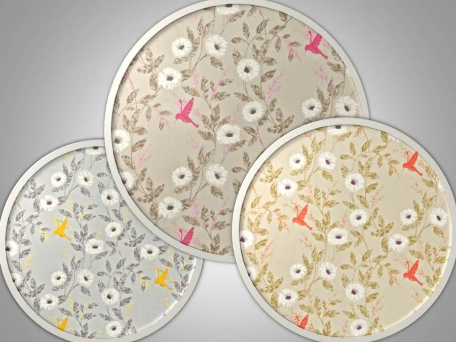 Telas estampadas de flores - Villalba Interiorismo