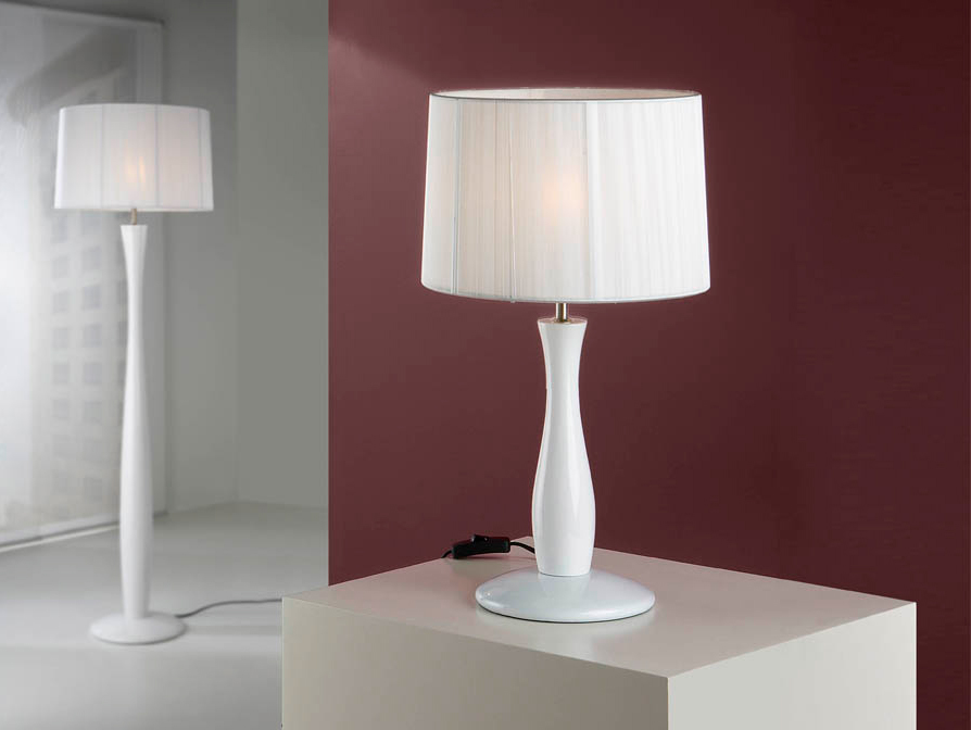 Lámpara sobremesa Lin blanco - Villalba Interiorismo