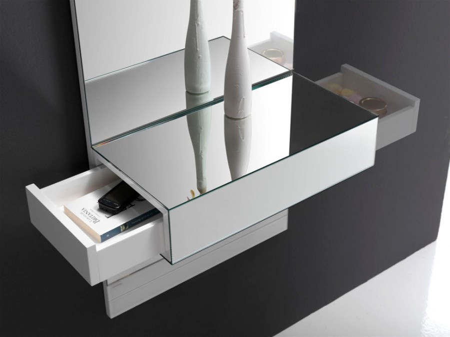 Espejo con cajón (detalle) - Villalba Interiorismo