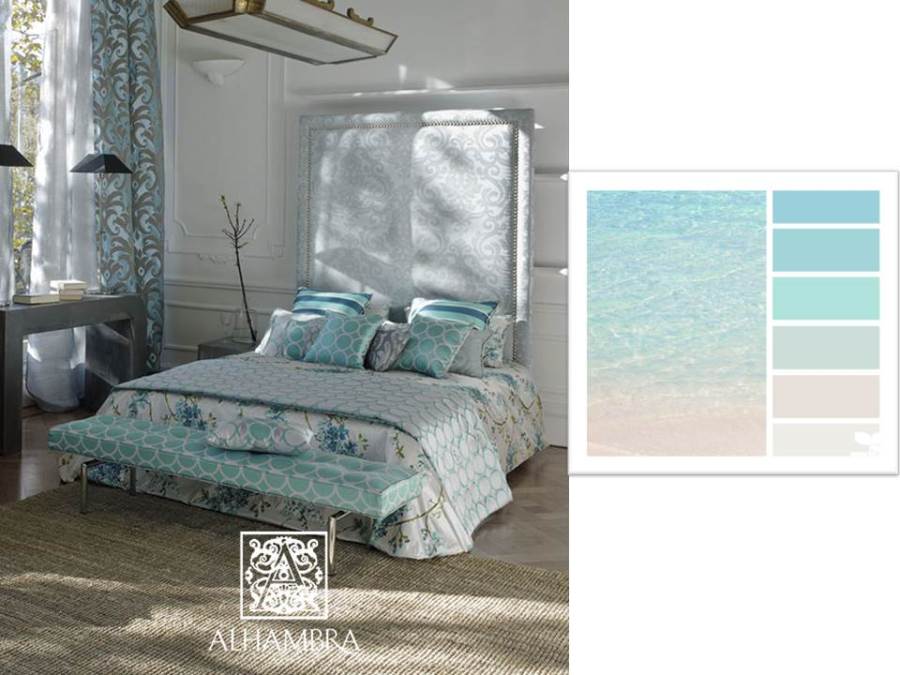 Dormitorio en tonos pasteles - Villalba Interiorismo