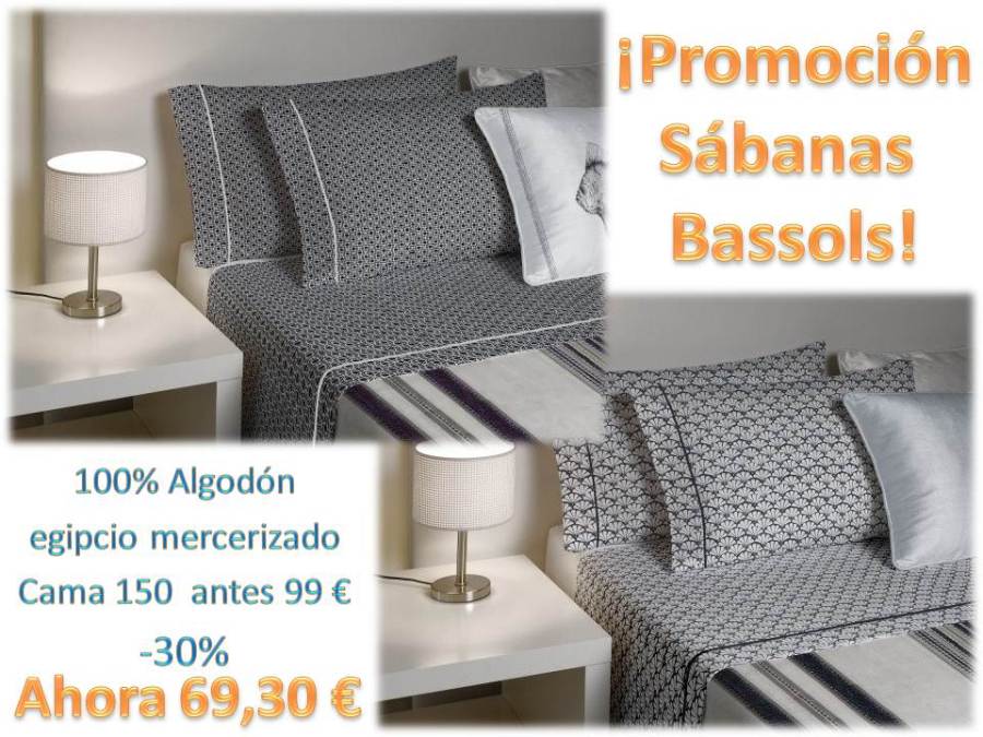 Promoción sábanas Bassols - Villalba Interiorismo