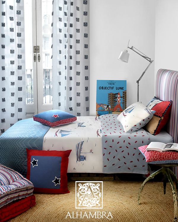 Cojines habitación chicos - Villalba Interiorismo