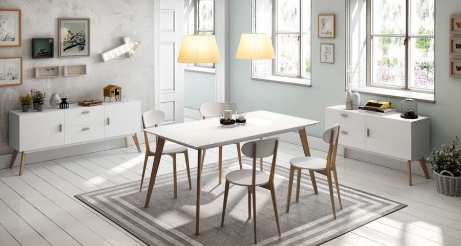 Comedor estilo nórdico - Villalba Interiorismo