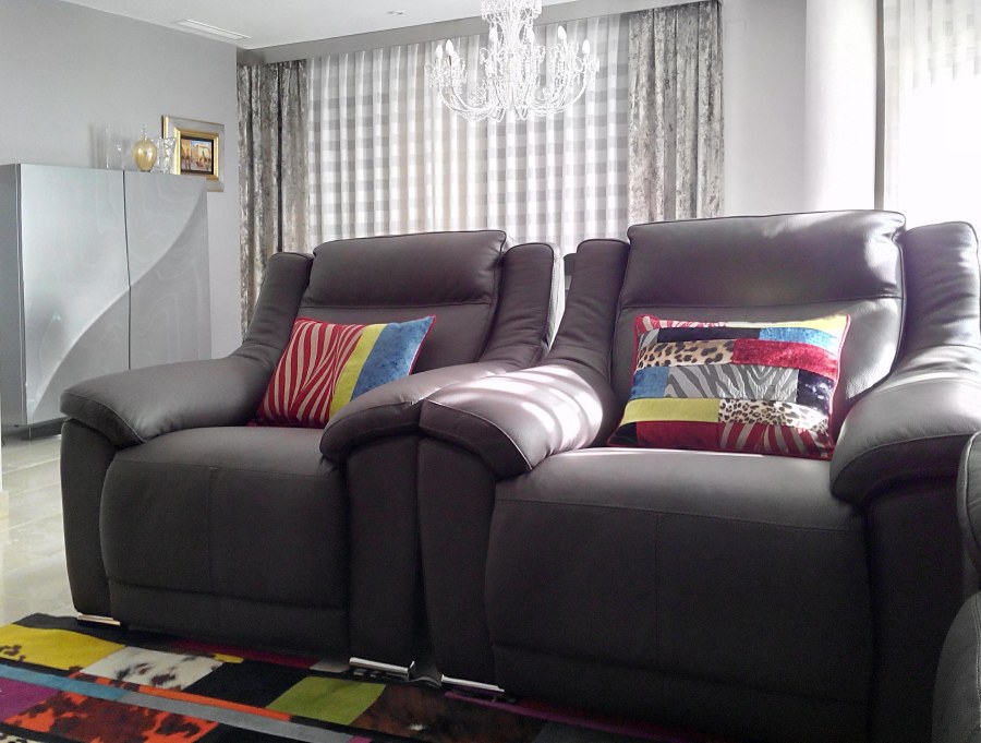 Sillones con cojines - Villalba Interiorismo