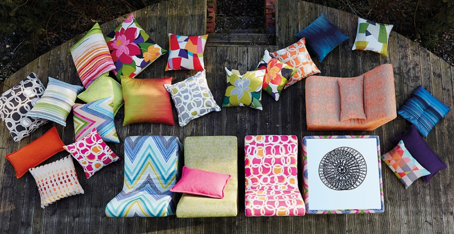 Cojines estampados - Villalba Interiorismo