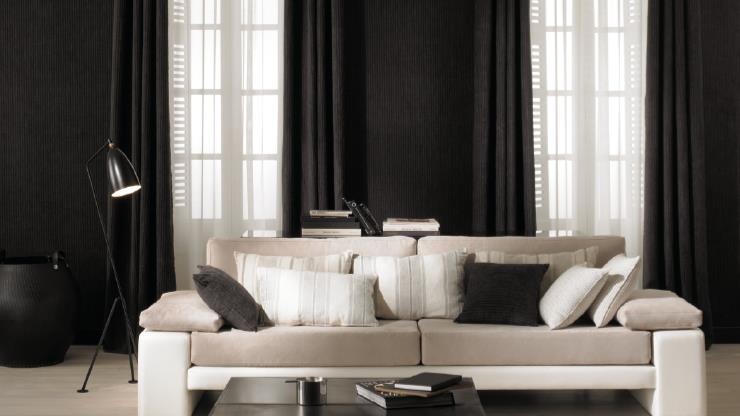 Dobles cortinas en salón - Villalba Interiorismo (4)