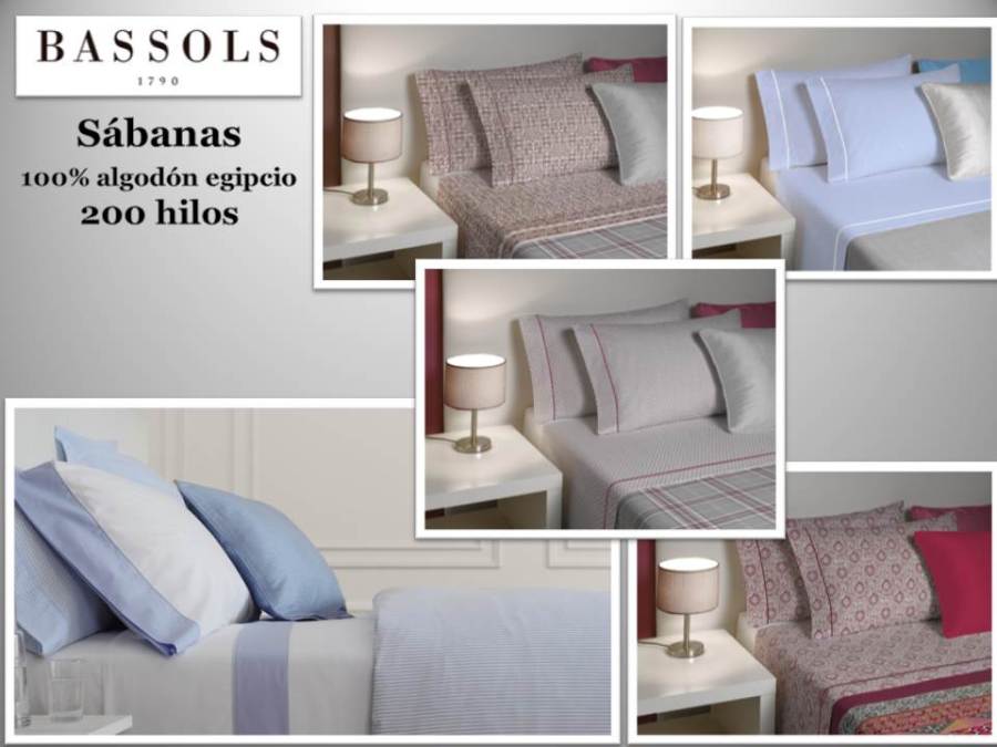 Sábanas 200 hilos Bassols - Villalba Interiorismo
