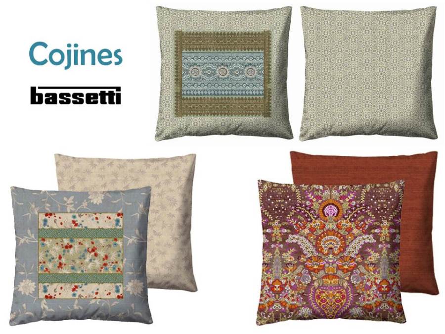 Cojines Bassetti - Villalba Interiorismo