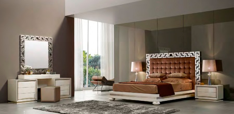 Dormitorio de lujo con textiles - Villalba Interiorismo (7)