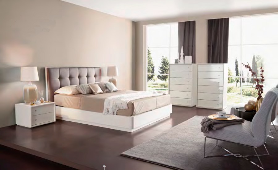 Dormitorio de lujo con textiles - Villlaba Interiorismo