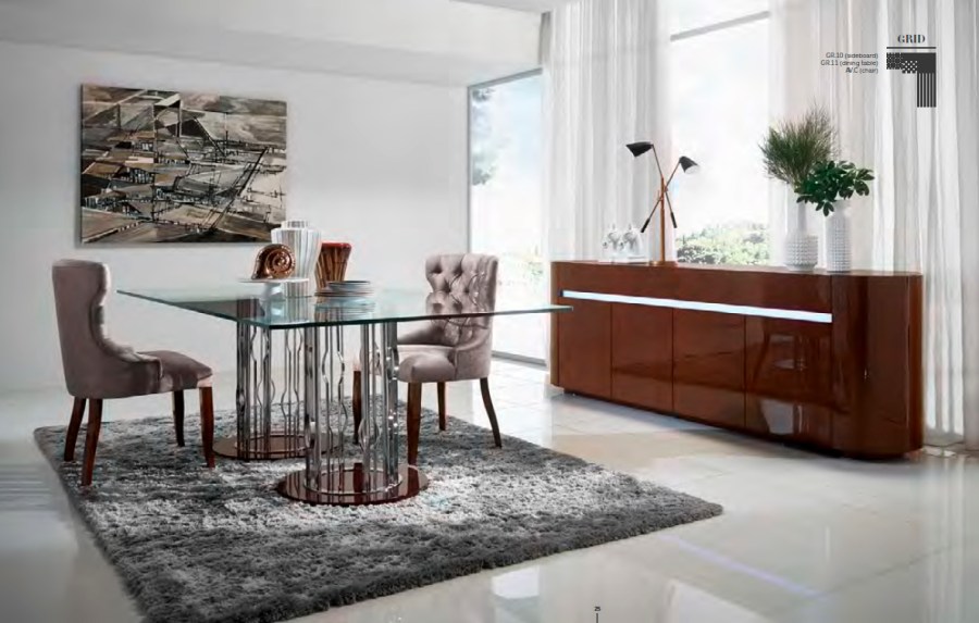 Mesa comedor de cristal moderna - Villalba Interiorismo (7)