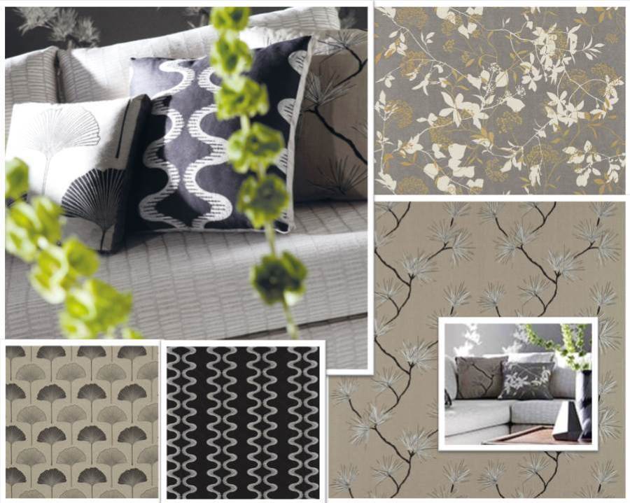 Telas cojines de Harlequin - Villalba Interiorismo