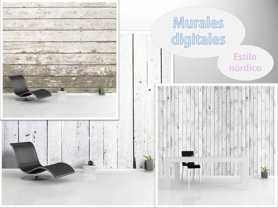Murales estilo nórdico - Villalba Interiorismo