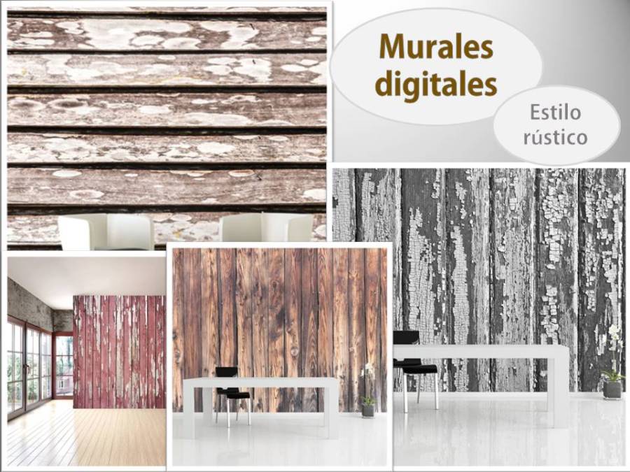 Murales estilo rústico - Villalba Interiorismo