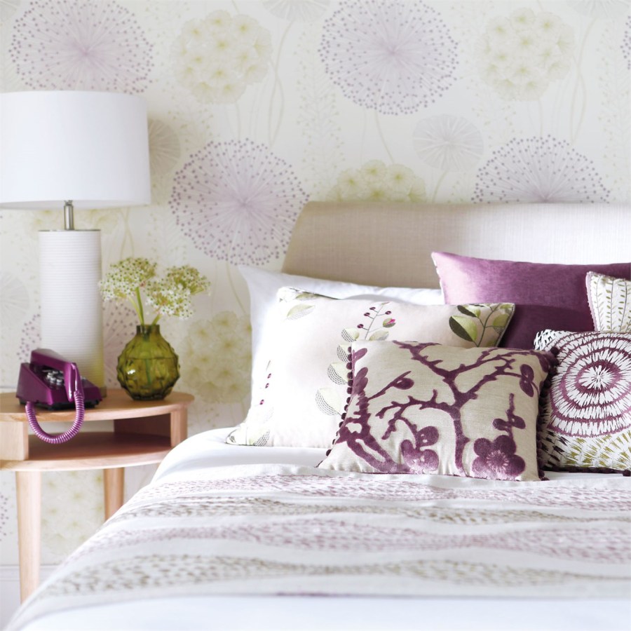 Papel pintado de flores dormitorio - Villalba Interiorismo (5)