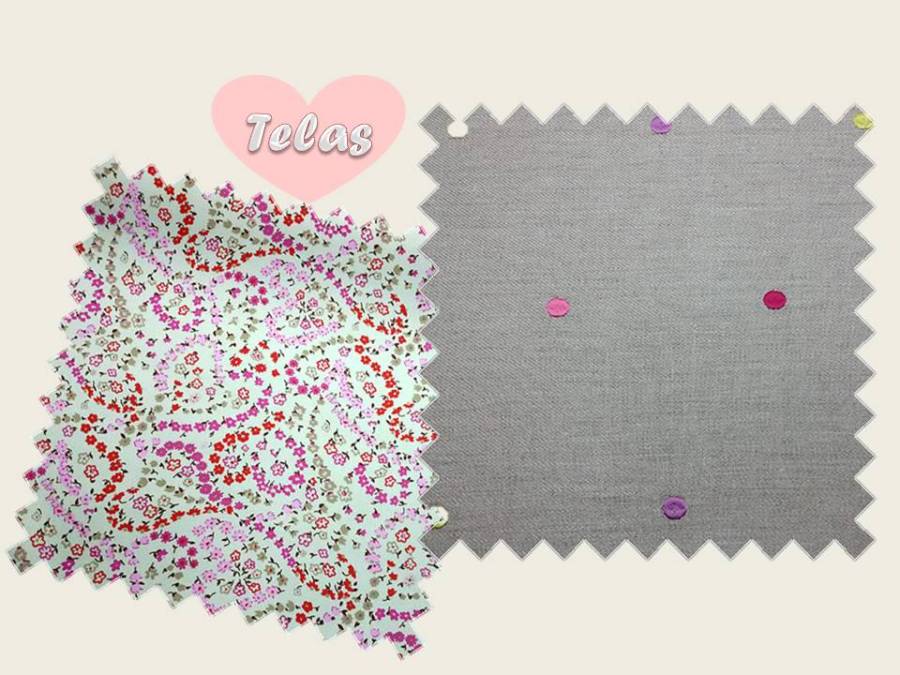 Telas habitación bebé - Villalba Interiorismo