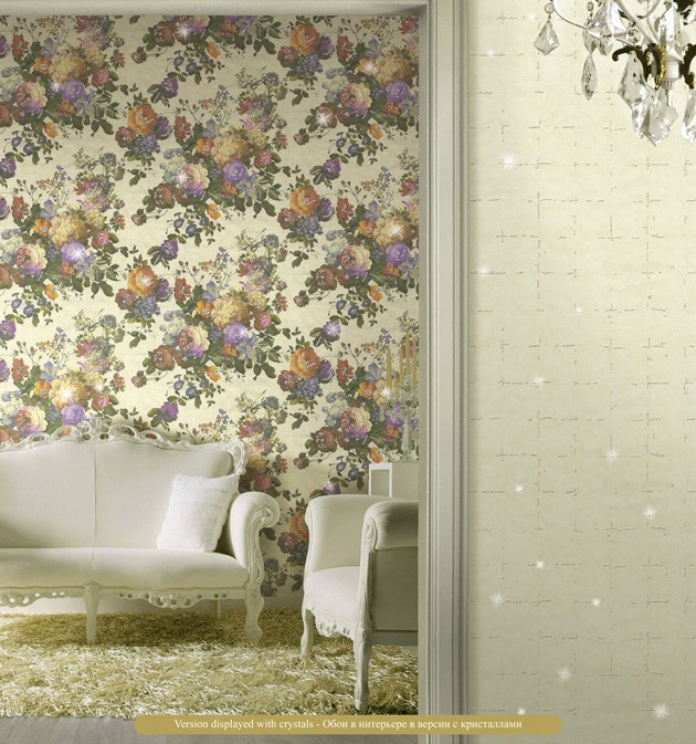 Salón con papel pintado Blumarine - Villalba Interiorismo (2)