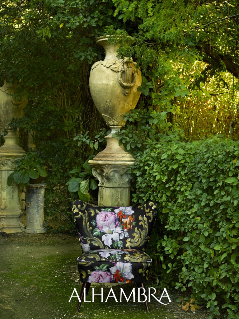 Sillón flores - Villalba Interiorismo