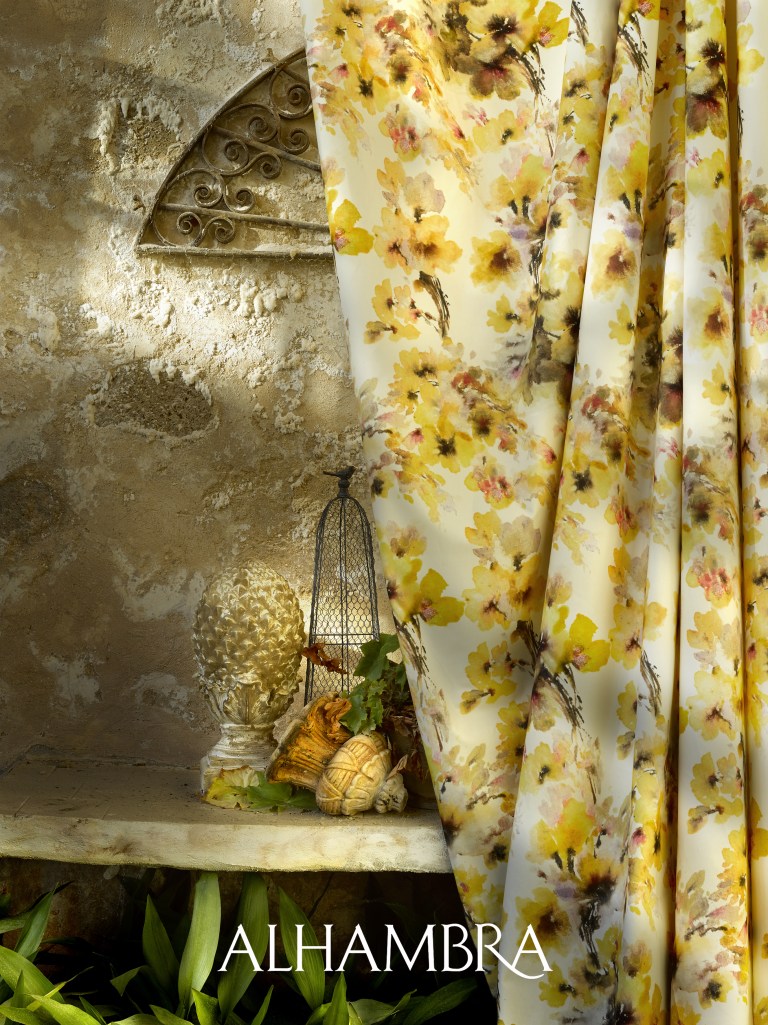 Tela de flores - Villalba Interiorismo