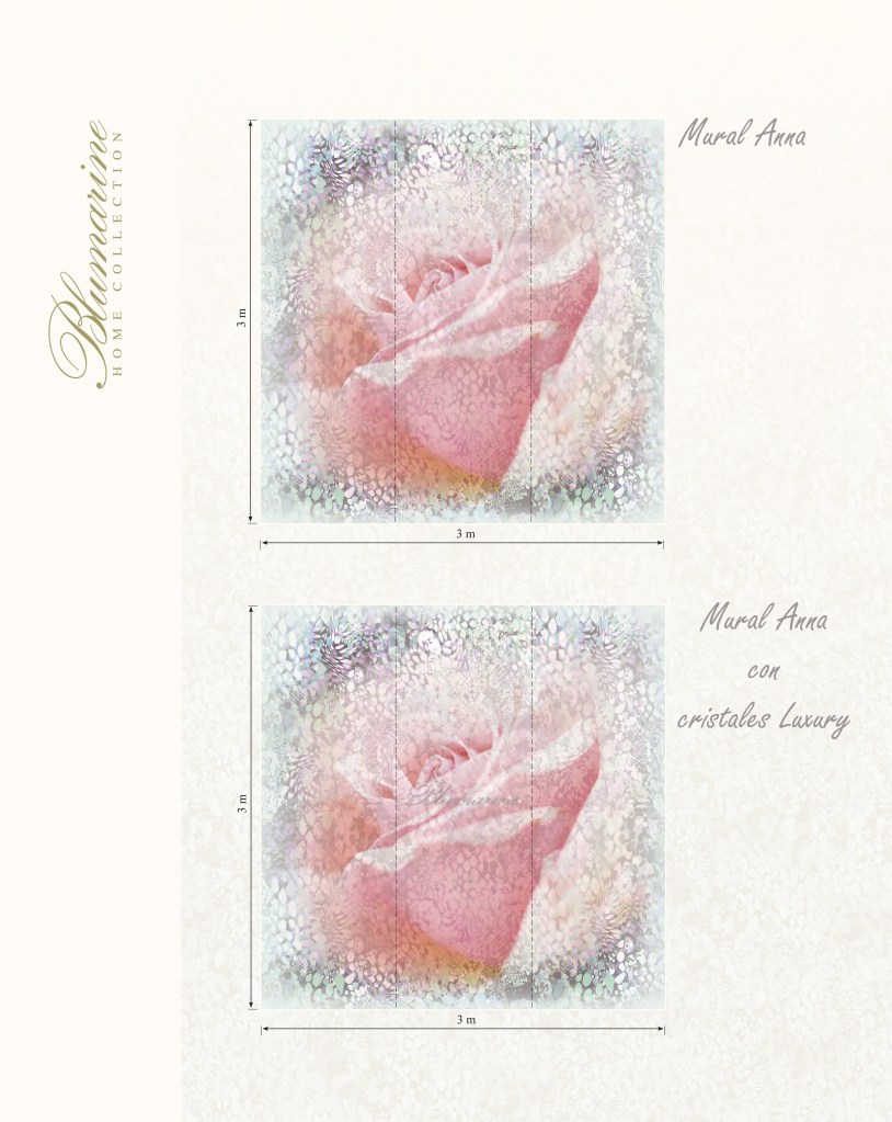 Mural Anna con cristales Luxury de Blumarine - Villalba Interiorismo