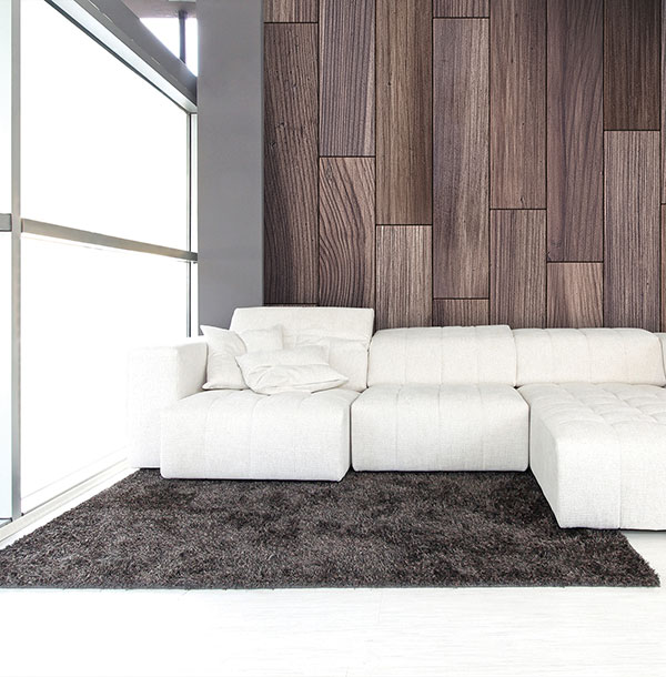 Papel mural lamas madera - Villalba Interiorismo