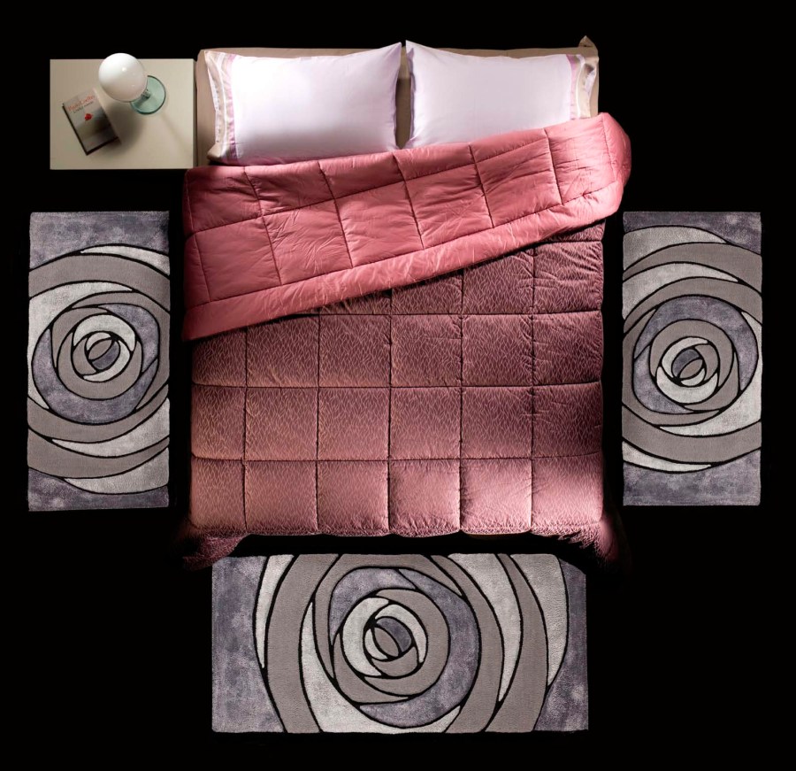 Alfombras dormitorio lana y viscosa - Villalba Interiorismo