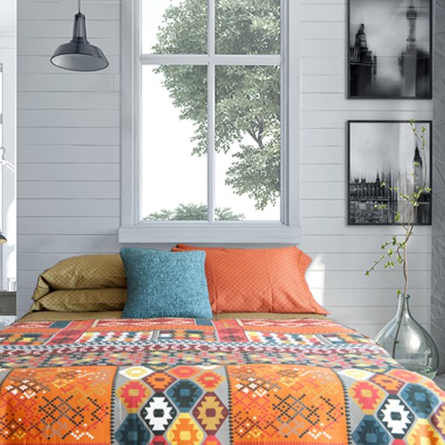 Edredón y funda nórdica de Bassols - Villalba Interiorismo