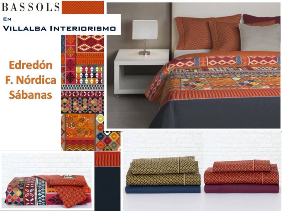 Sábanas, funda nórdica y edredón de Bassols - Villalba Interiorismo